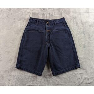 VTG Marithe Francois Girbaud Shorts Mens 31 Blue Denim Relaxed Skater USA Made